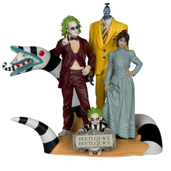 Beetlejuice Beetlejuice Movie Maniacs PVC Statuen 4er-Pack 15 cm